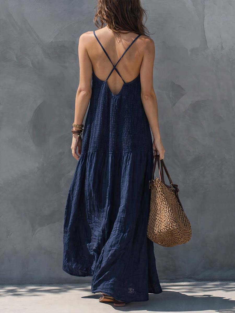 LUNA | Maxi Sukienka Boho Patchwork