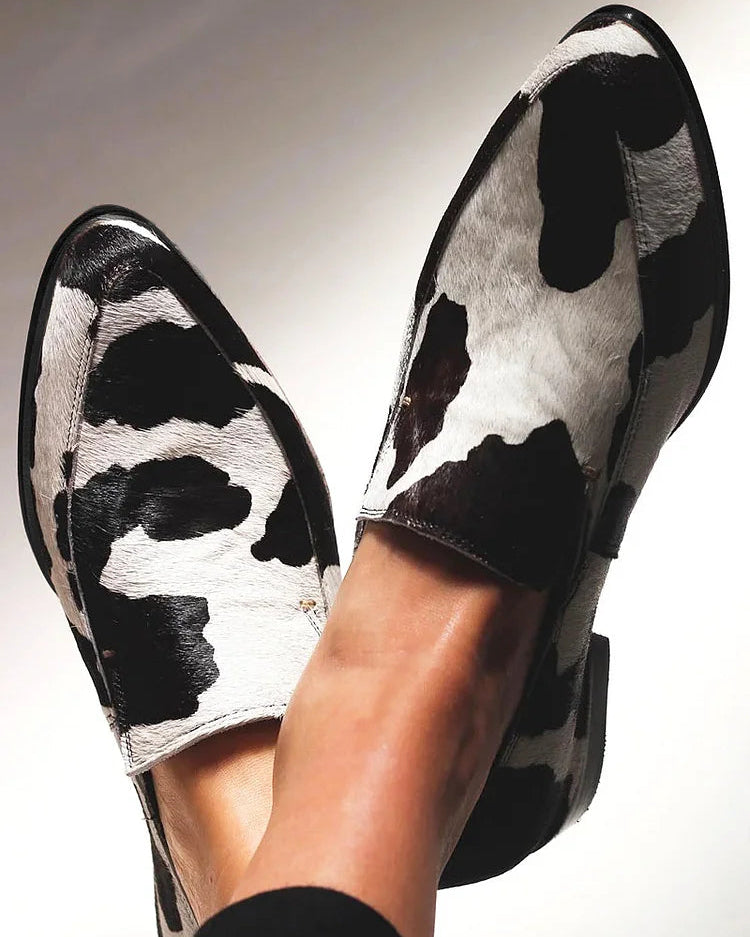 Livia | eleganckie loafersy z małym obcasem