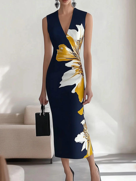 Lily | Elegancka Sukienka Midi na Plażę i Festiwal