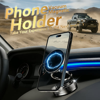 Magnetyczna podstawka pod telefon, 🔄obrotowa o 360° i chowana. Najlepszy towarzysz podczas oglądania🚗📱