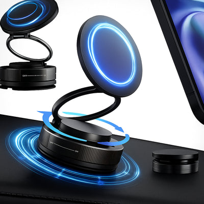 Magnetyczna podstawka pod telefon, 🔄obrotowa o 360° i chowana. Najlepszy towarzysz podczas oglądania🚗📱