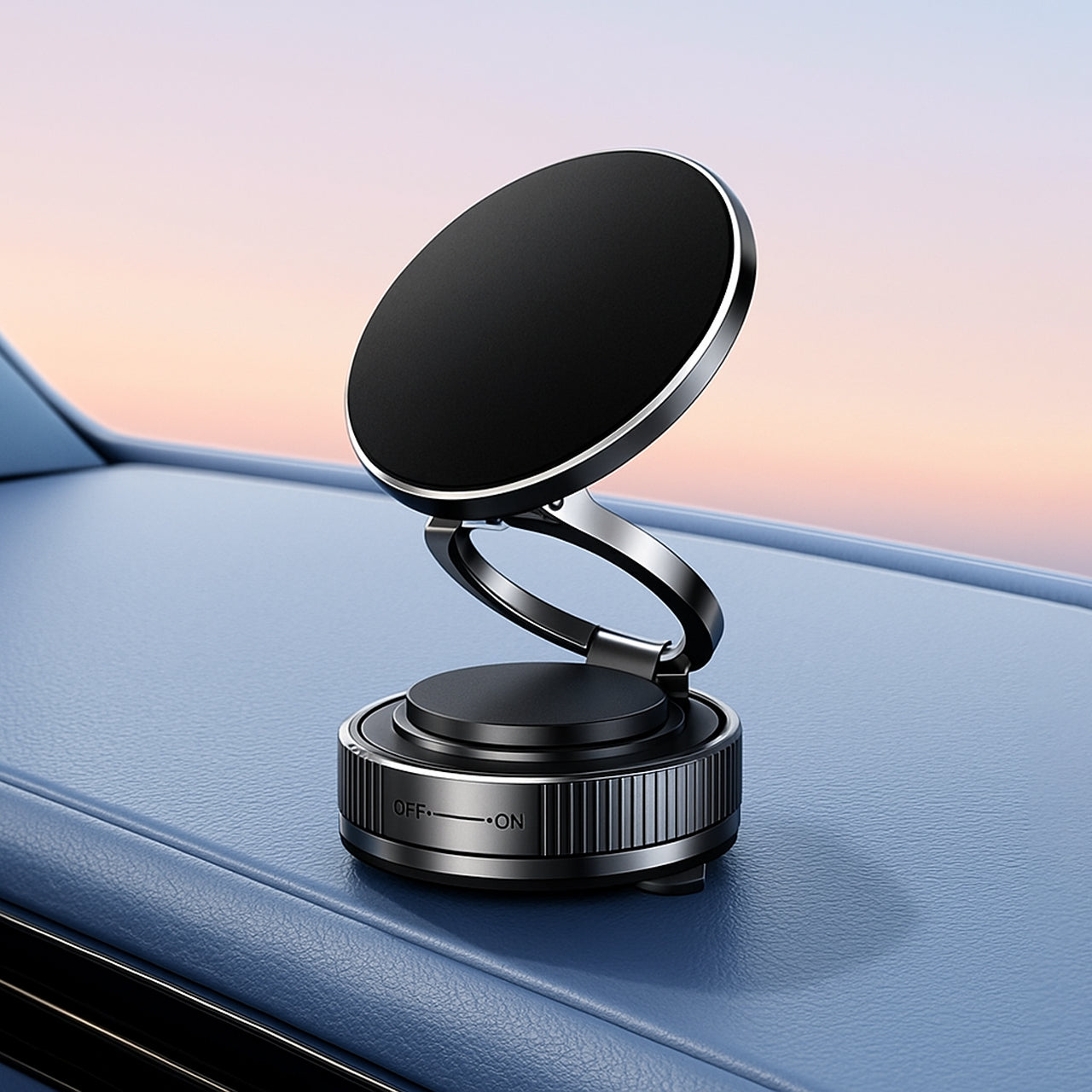 Magnetyczna podstawka pod telefon, 🔄obrotowa o 360° i chowana. Najlepszy towarzysz podczas oglądania🚗📱