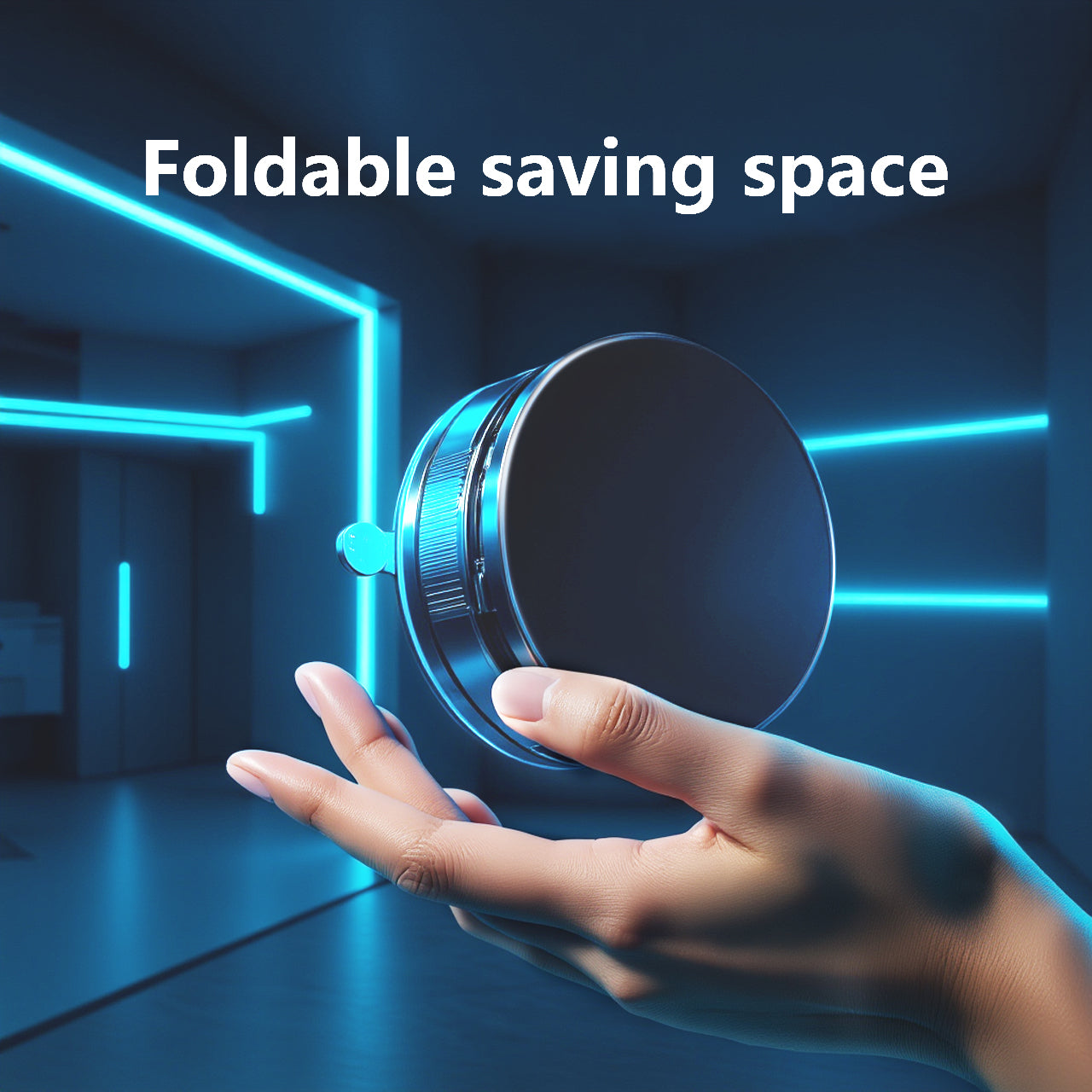Magnetyczna podstawka pod telefon, 🔄obrotowa o 360° i chowana. Najlepszy towarzysz podczas oglądania🚗📱