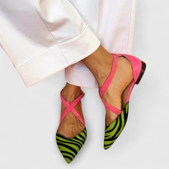 Khreysa | Elegancka balerina z paskami