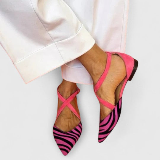 Khreysa | Elegancka balerina z paskami