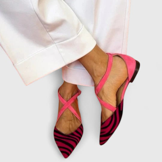 Khreysa | Elegancka balerina z paskami