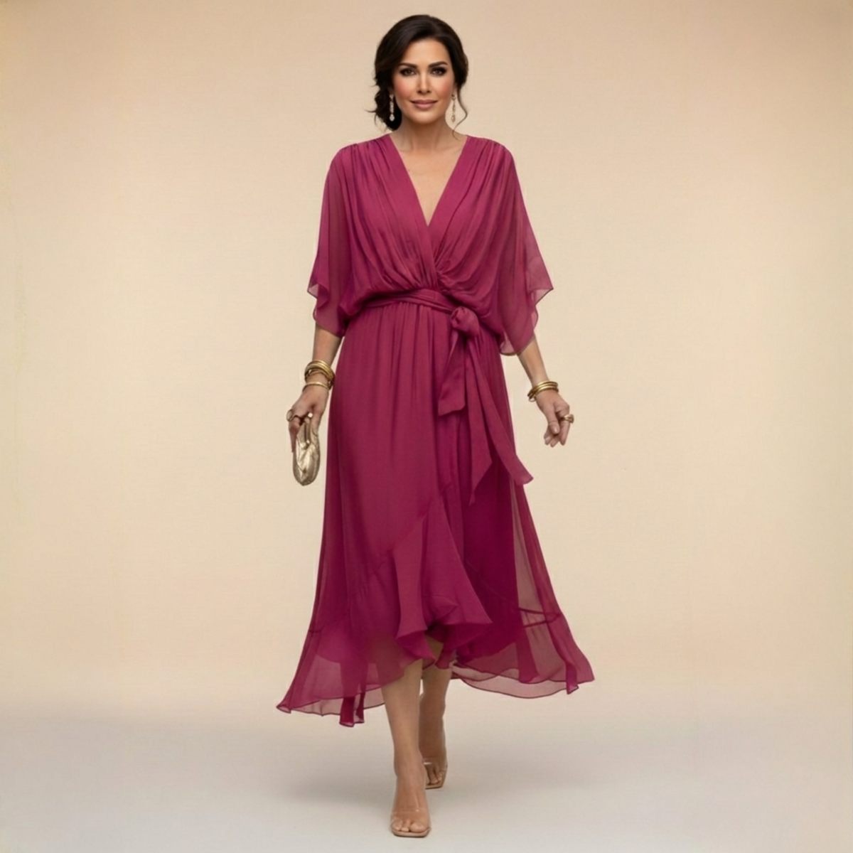 MONICA | Sukienka chiffon