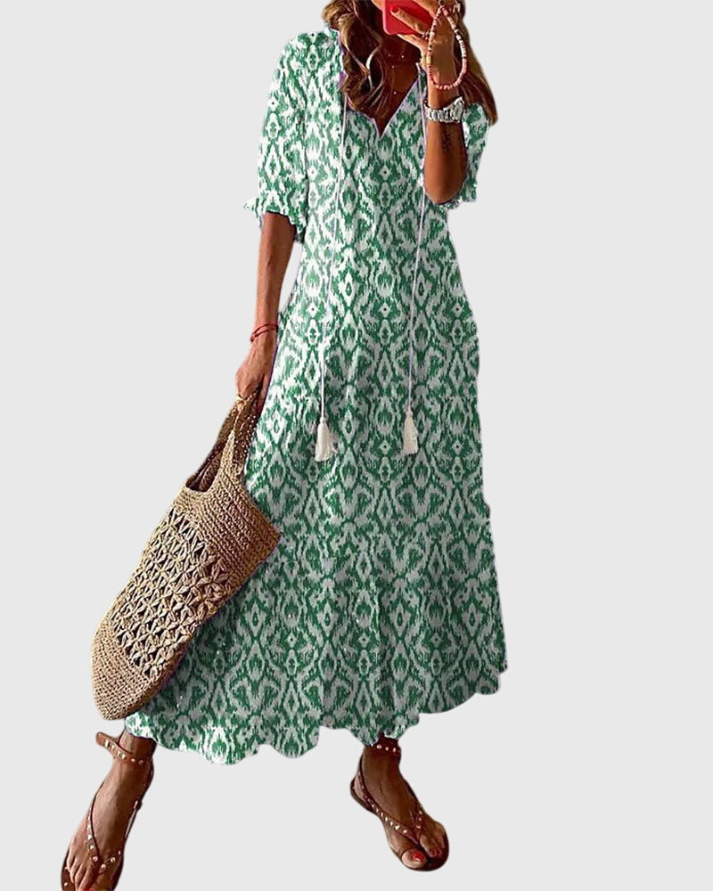 Amalia™ | Boho Vintage Sukienka Letnia