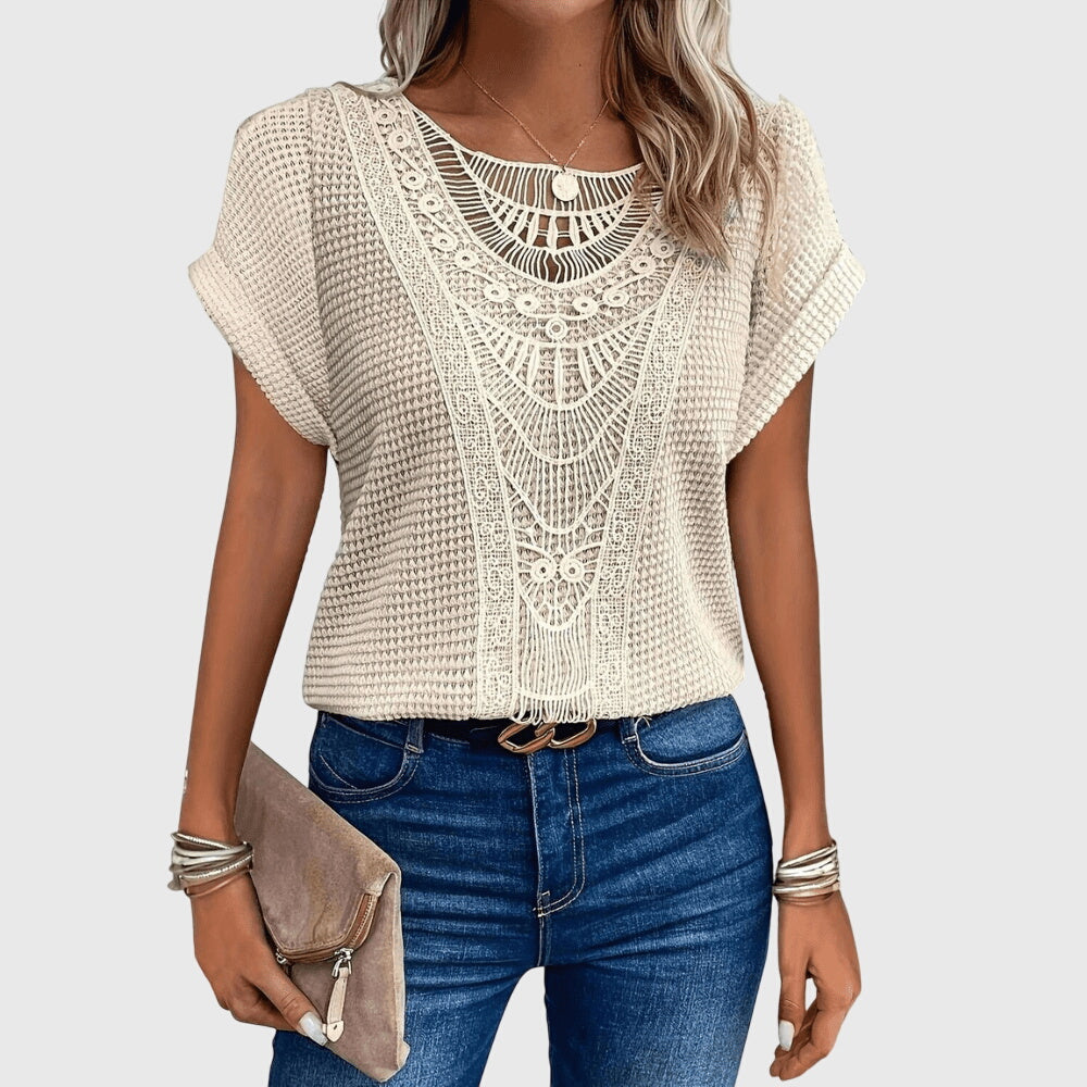 Pearl™ | Elegancka Bluzka w Stylu Ibiza