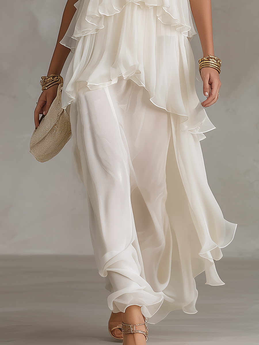 AURELIA | Sukienka Maxi Chiffon