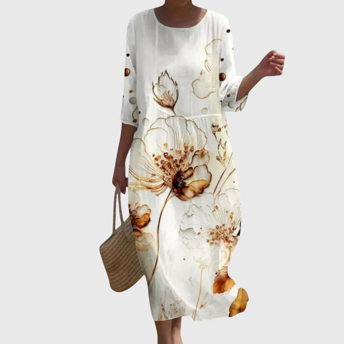 Hayley™ | Stylowa Kwiatowa Sukienka Maxi