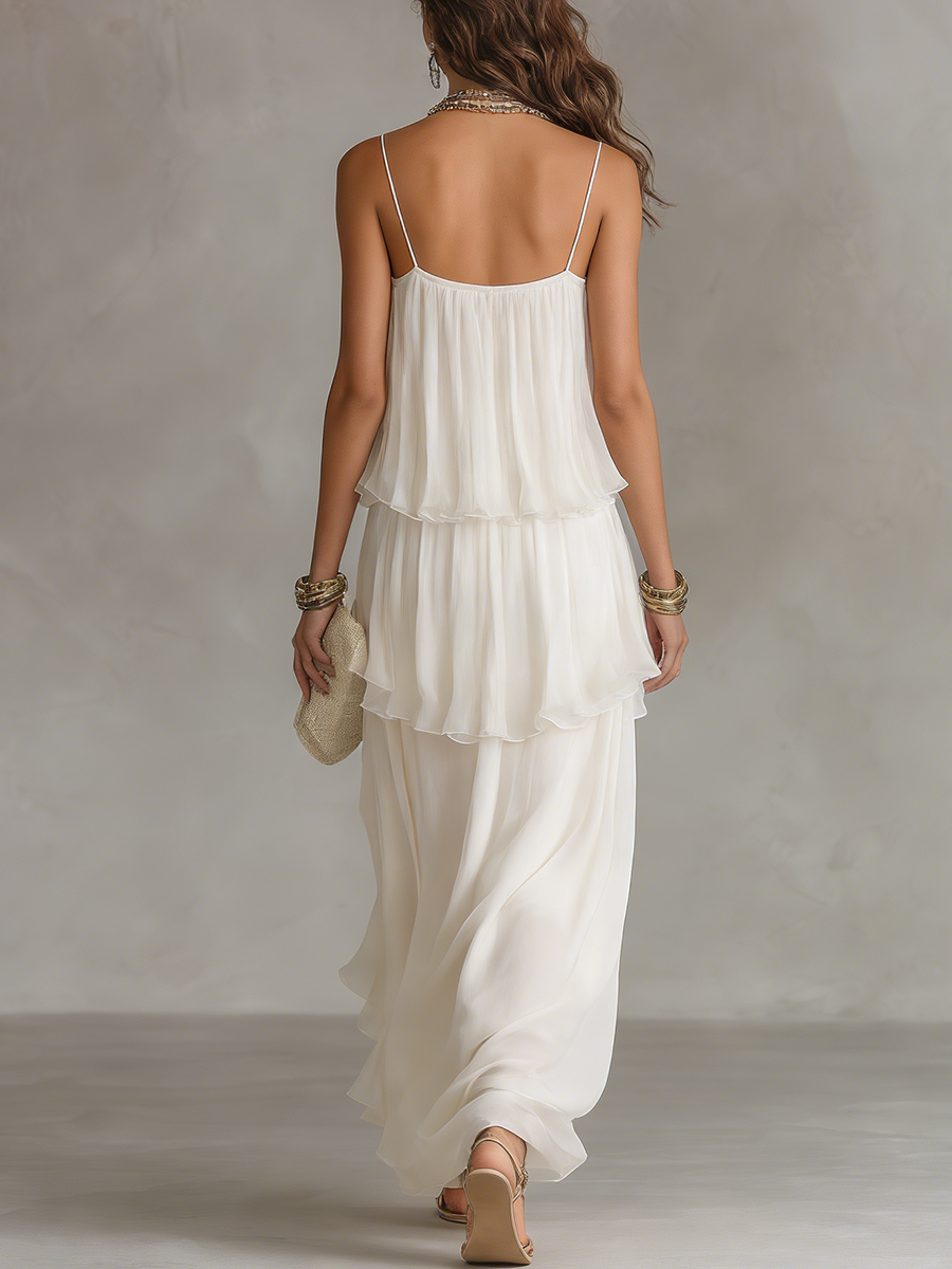 AURELIA | Sukienka Maxi Chiffon