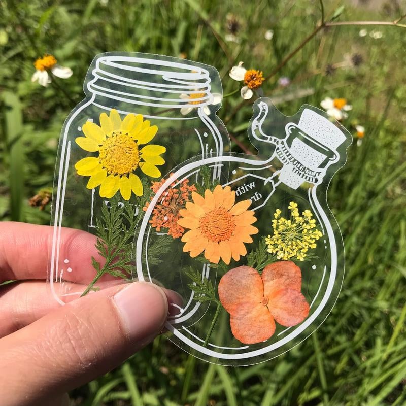 Zestaw zakładek z suszonymi kwiatami EverBloom