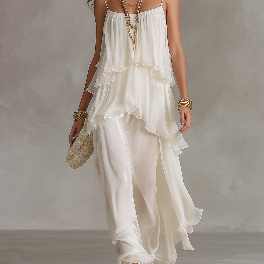 AURELIA | Sukienka Maxi Chiffon