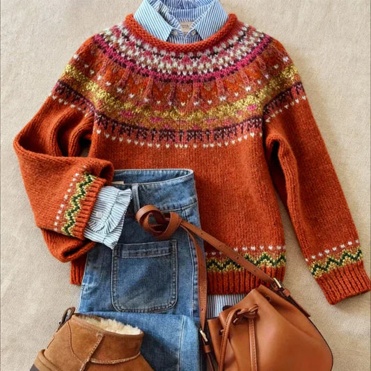 Jovelynstra | Stylowy Vintage Sweter