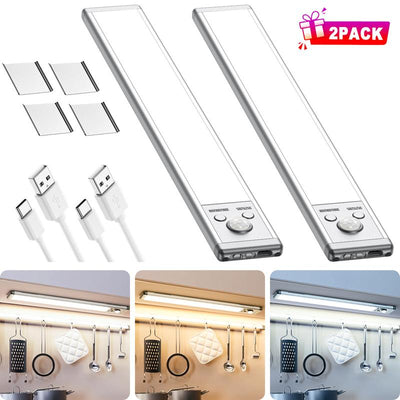 TAILEDEN Lampa LED z czujnikiem ruchu – idealna do szafy, kuchni i korytarza
