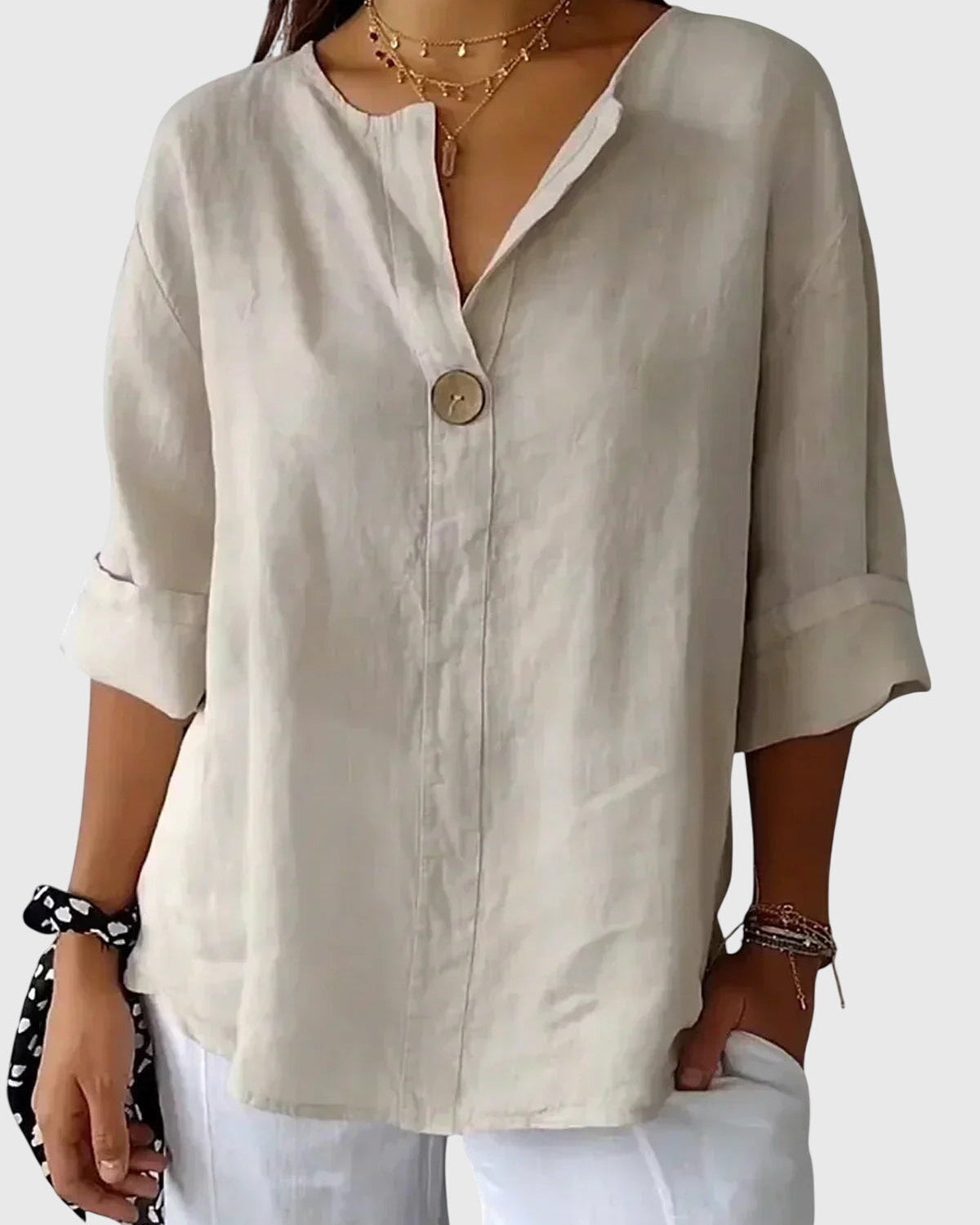 Gemma™ | Elegancka Bluzka Komfortowa
