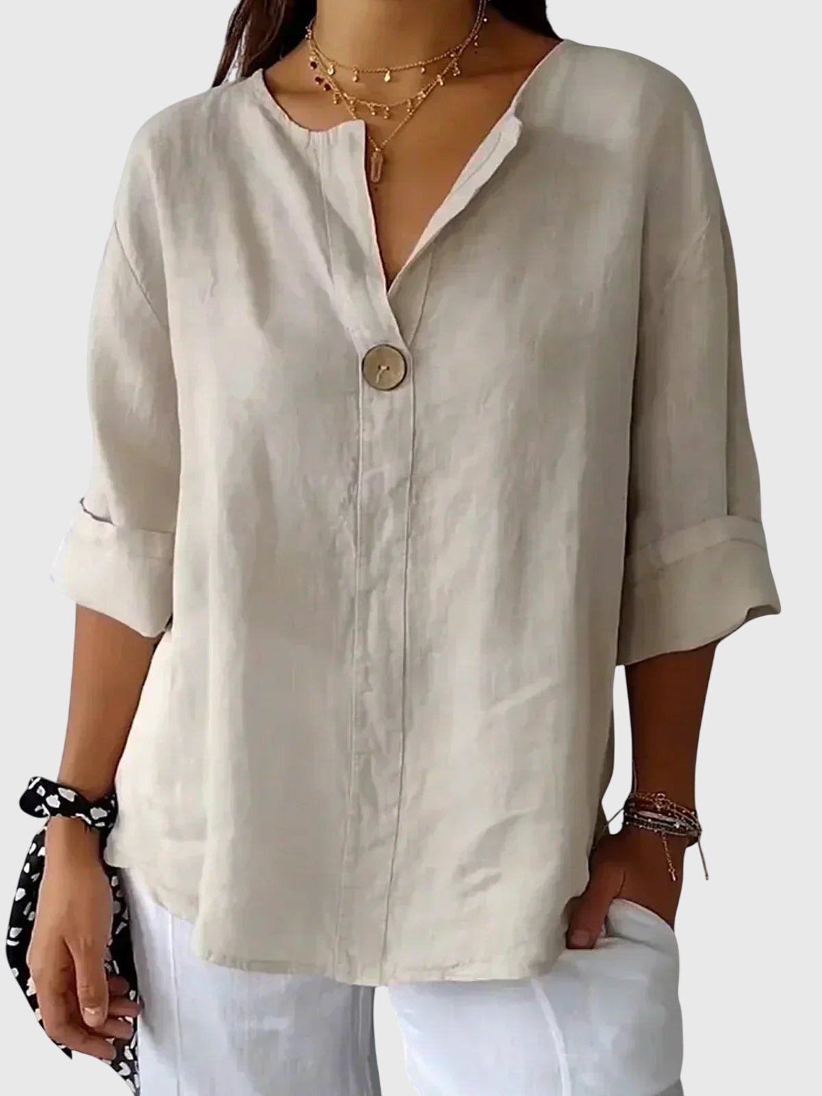 Gemma™ | Elegancka Bluzka Komfortowa