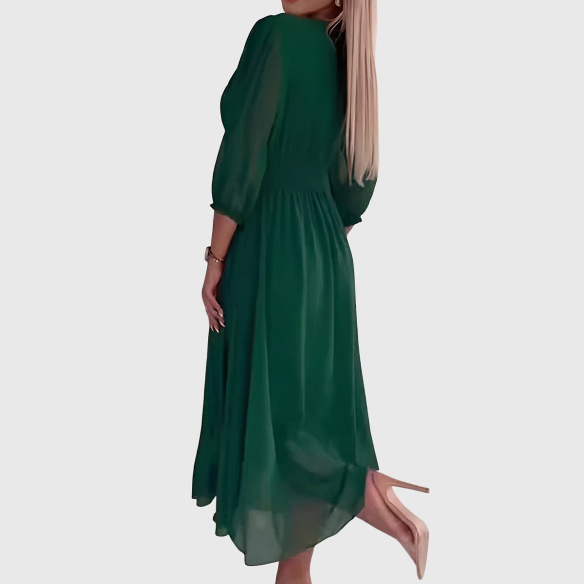 Chloe™ | Lekka Jedwabna Sukienka Chiffon