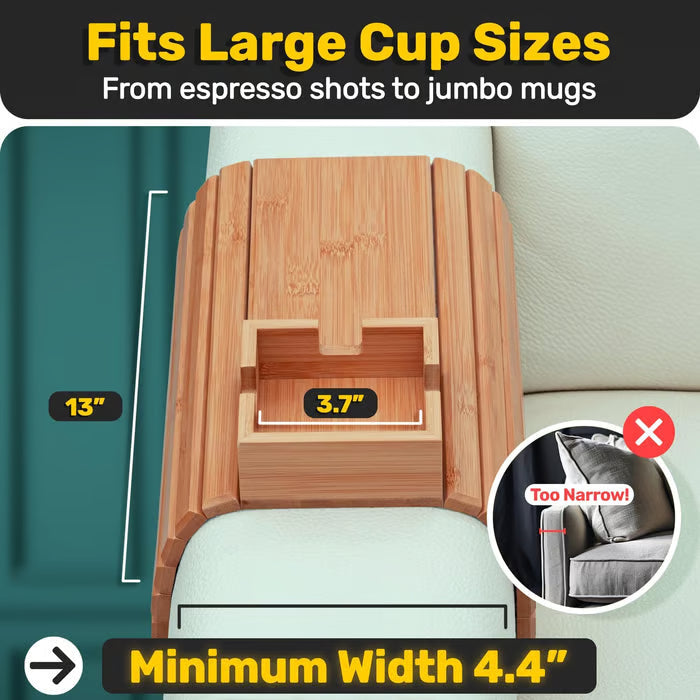 Taca drewniana CouchCaddy – 50% zniżki