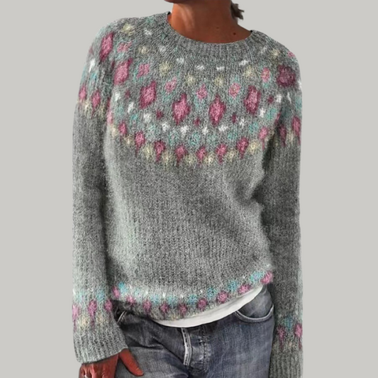 Zoralia | Sweter z Wzorem