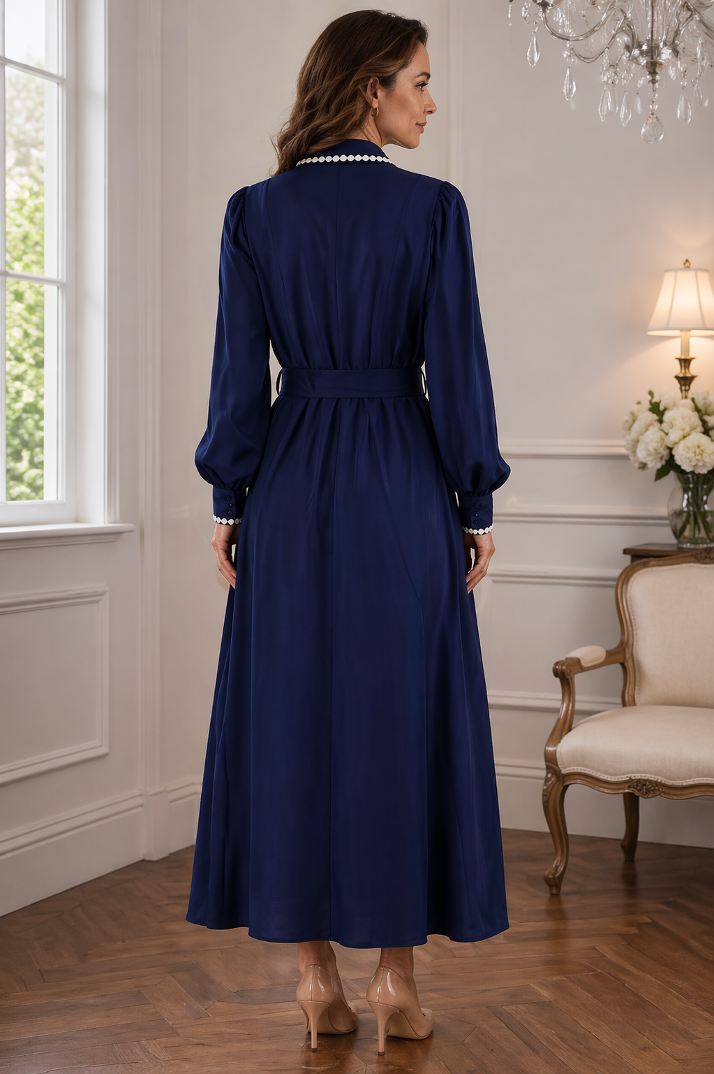 ALEXIA | Sukienka z Eleganckim Paskiem