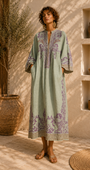 CELESTINA | Haftowana sukienka boho