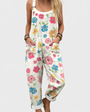 Wygodne nadrukowane ogrodniczki