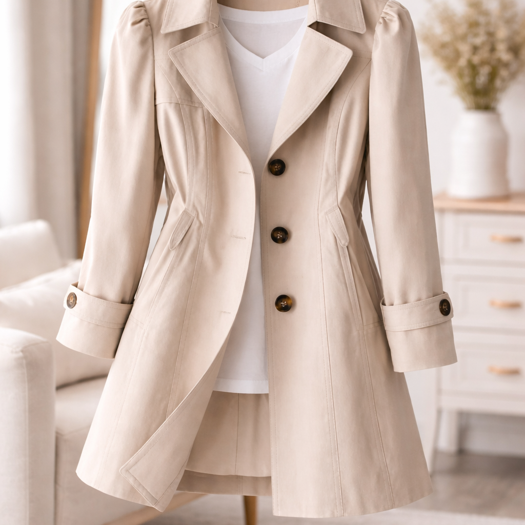 Selvia – Elegancki płaszcz vintage