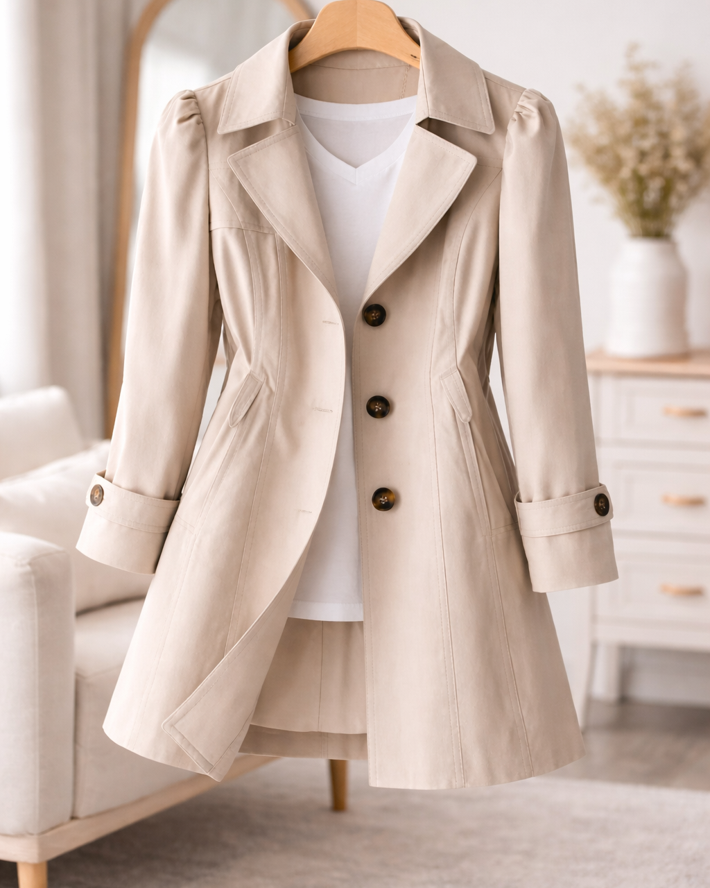 Selvia – Elegancki płaszcz vintage