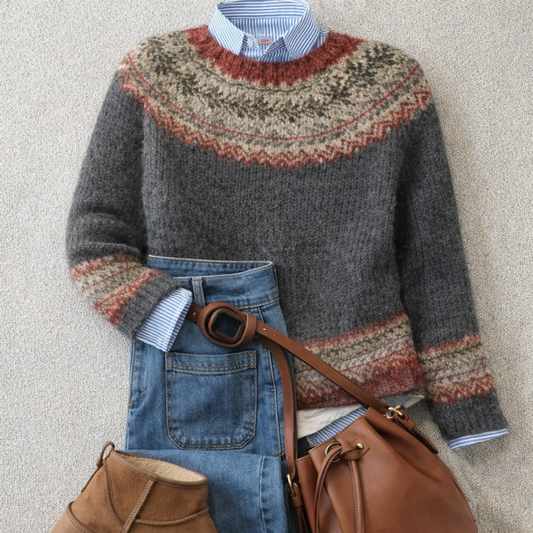 Myrandelixa | Dziedzictwo Nordic Sweter