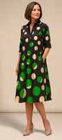Naomi | Midi sukienka, zadbana i stylowa