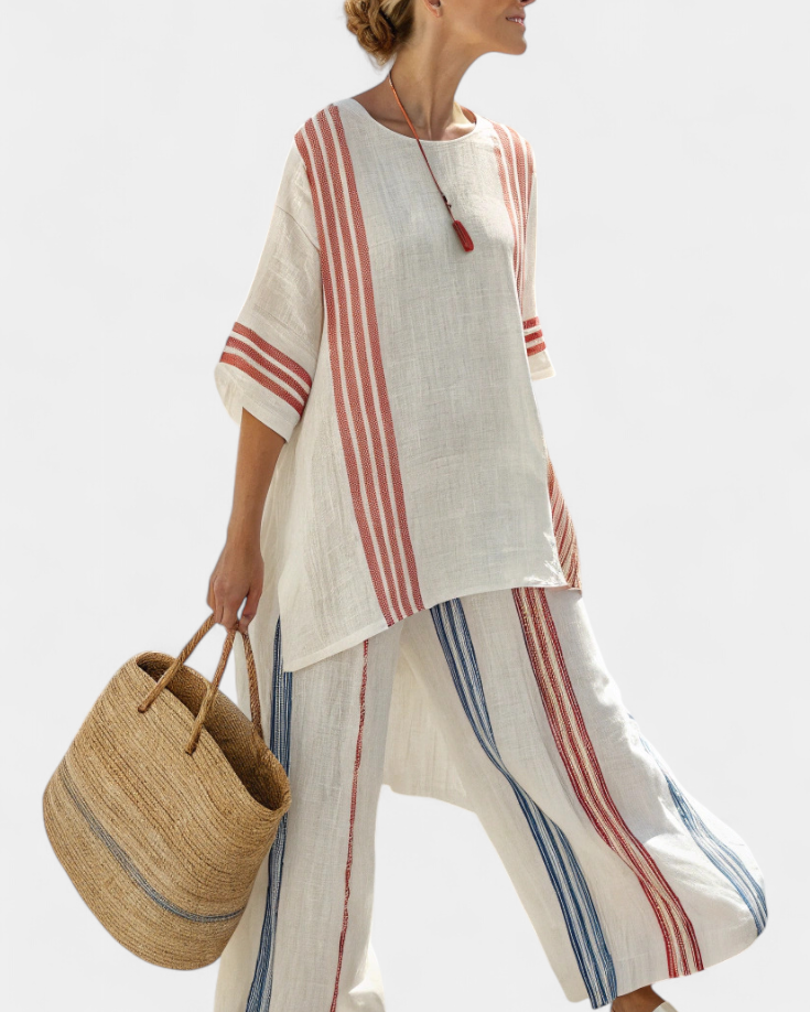 Anzaleira | Elegancki Stripes Set