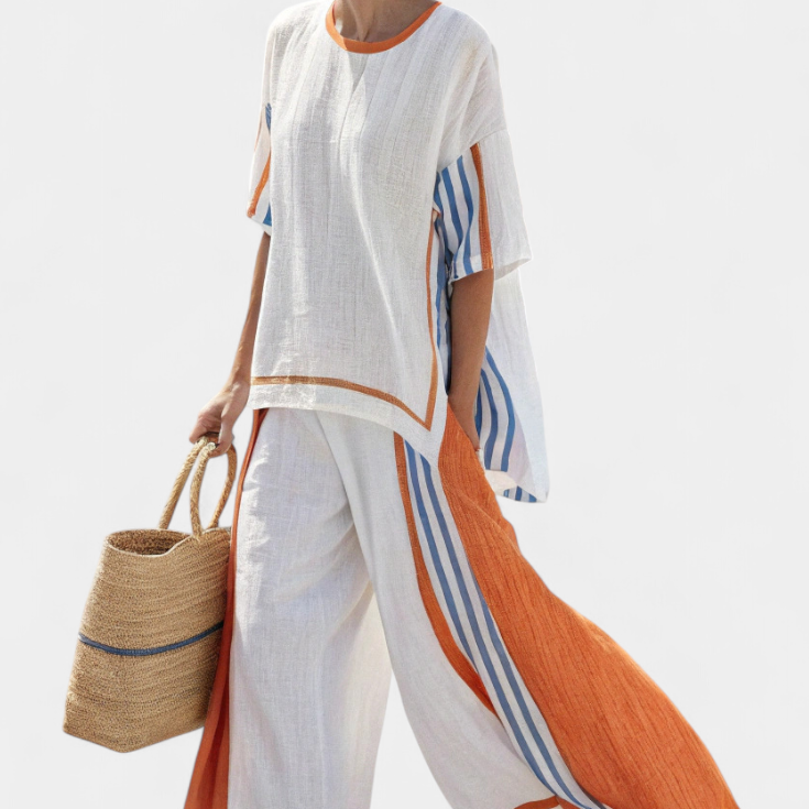 Anzaleira | Elegancki Stripes Set