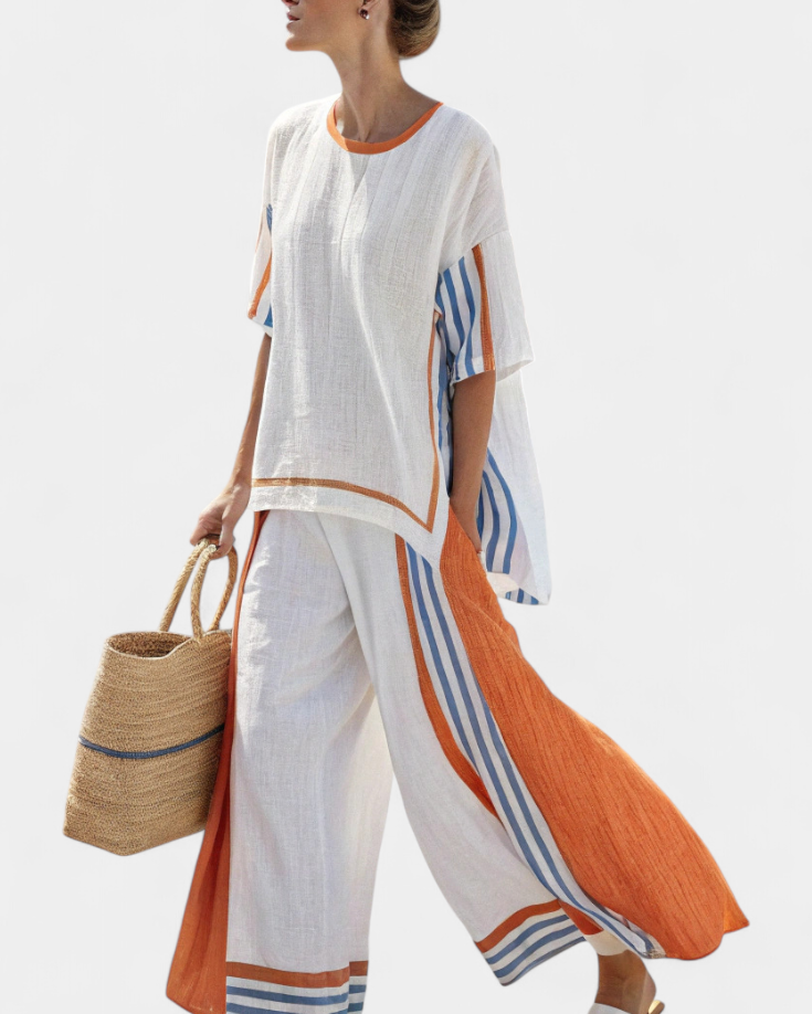 Anzaleira | Elegancki Stripes Set