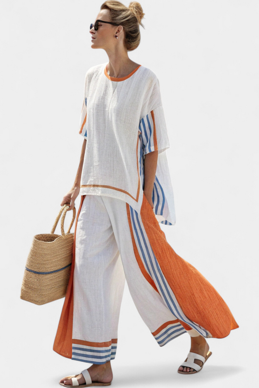 Anzaleira | Elegancki Stripes Set