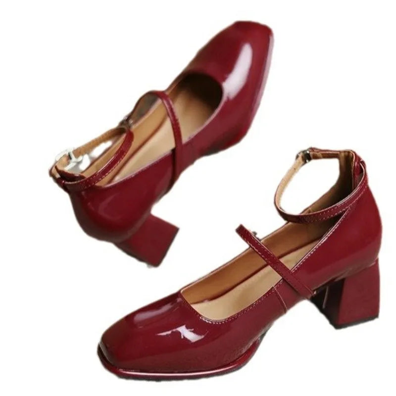 Fyla™ | Eleganckie Szpilki z Zapięciem na Kostce