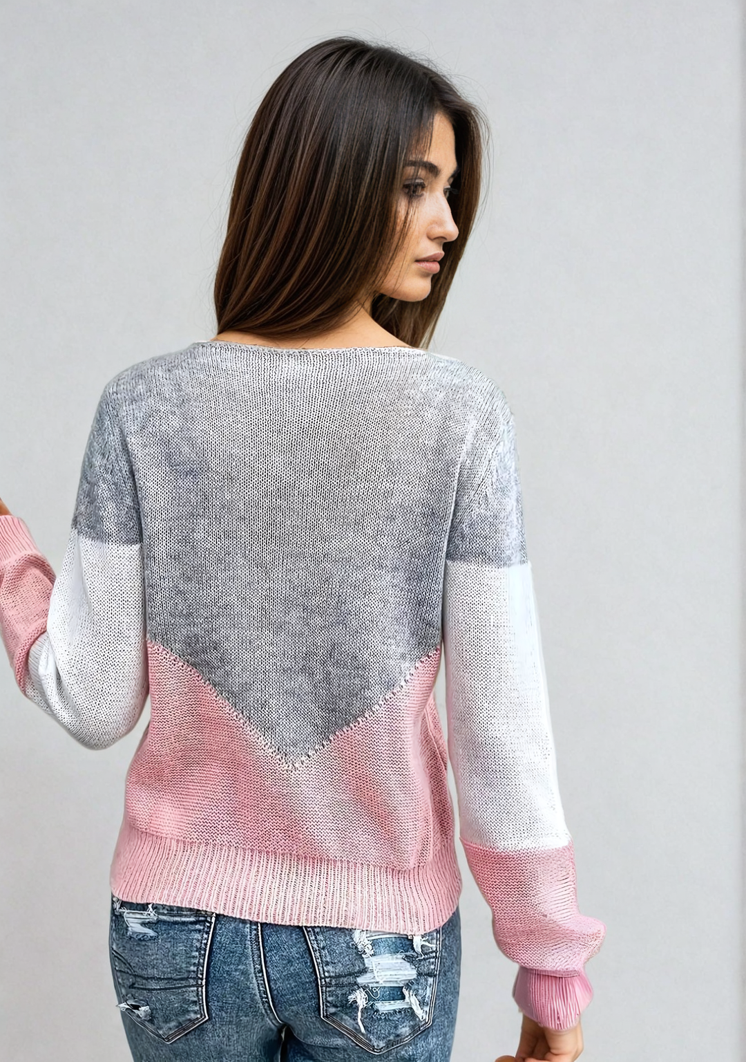 Vaeniah | Casualny Sweter Dzianinowy