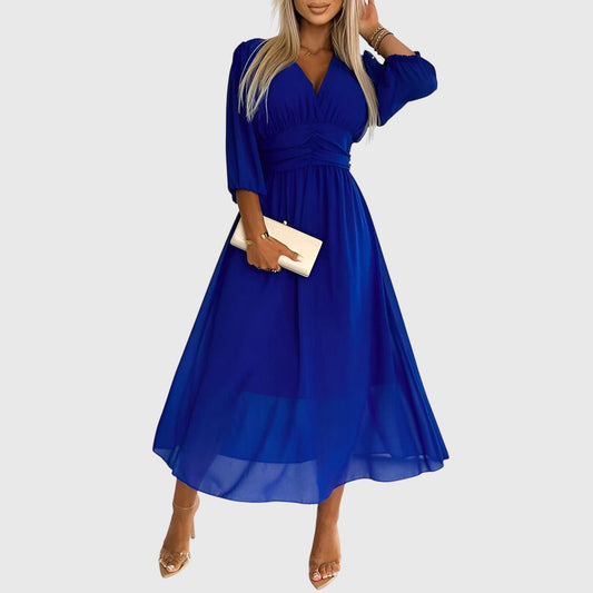 Chloe™ | Lekka Jedwabna Sukienka Chiffon