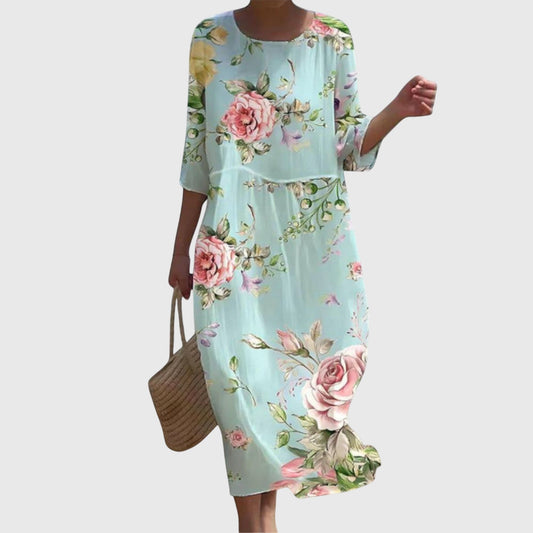 Hayley™ | Stylowa Kwiatowa Sukienka Maxi