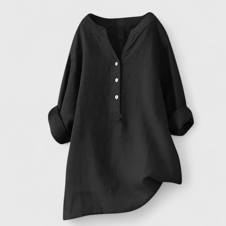 Larienne | Elegancka Koszula Z Guzikami Z Przodu