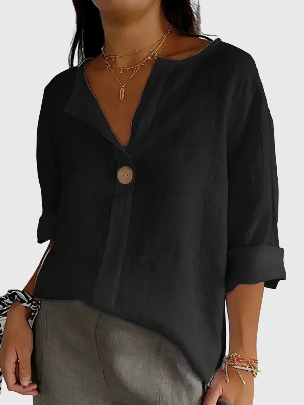 Gemma™ | Elegancka Bluzka Komfortowa