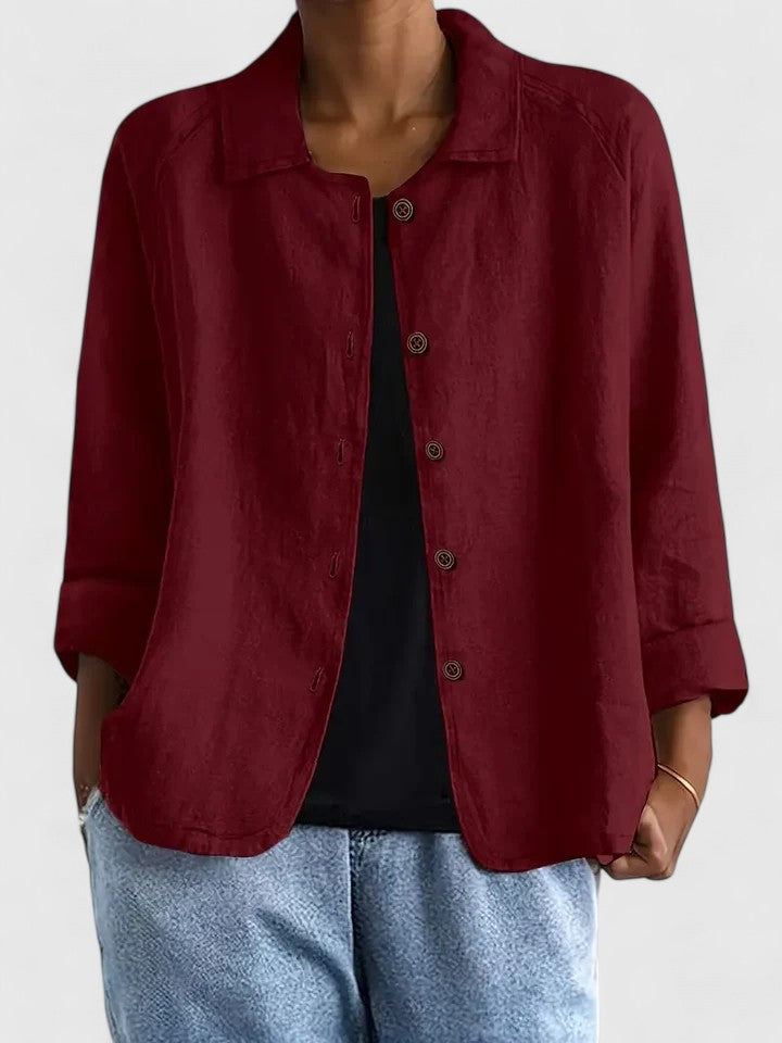 Claudine | Wyrafinowany Top