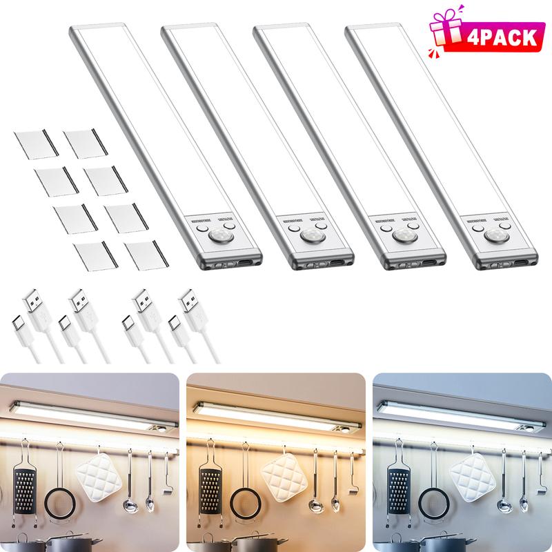 TAILEDEN Lampa LED z czujnikiem ruchu – idealna do szafy, kuchni i korytarza