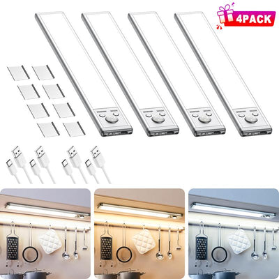 TAILEDEN Lampa LED z czujnikiem ruchu – idealna do szafy, kuchni i korytarza