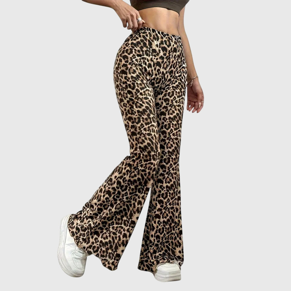 Spodnie Bootcut w Lwa