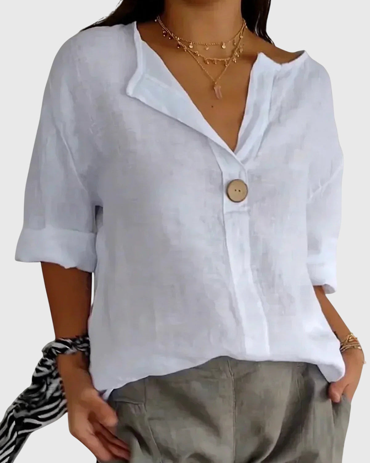 Gemma™ | Elegancka Bluzka Komfortowa