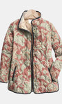 Jysara | Vintage Kwiatowa Kurtka Casual Pikowana