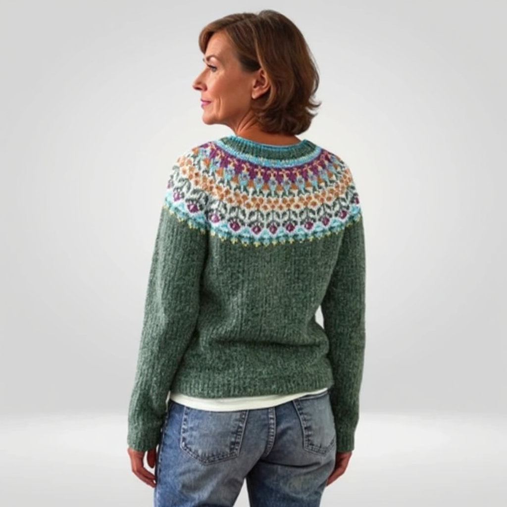 Tinsleighra | Poncho w stylu islandzkim
