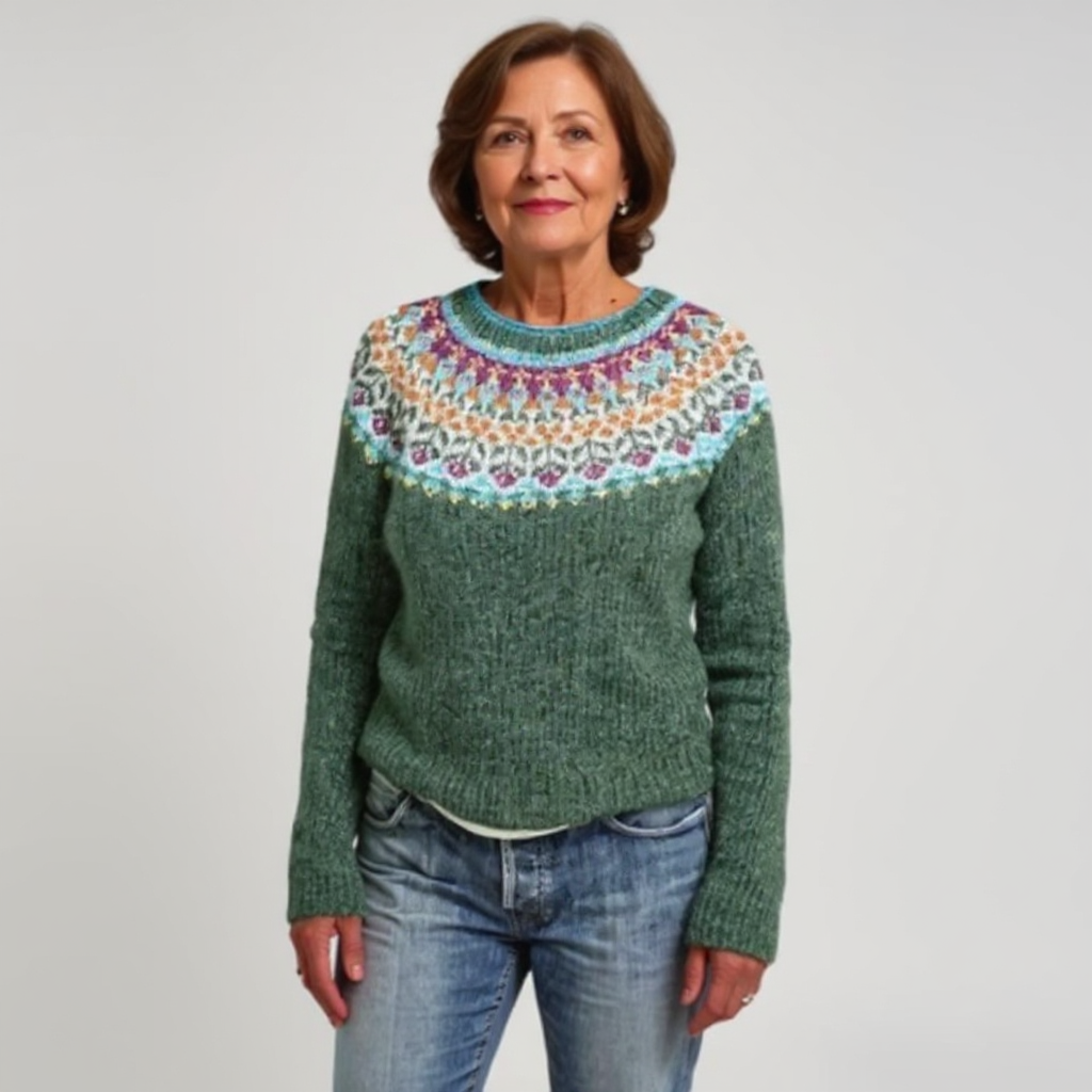 Tinsleighra | Poncho w stylu islandzkim